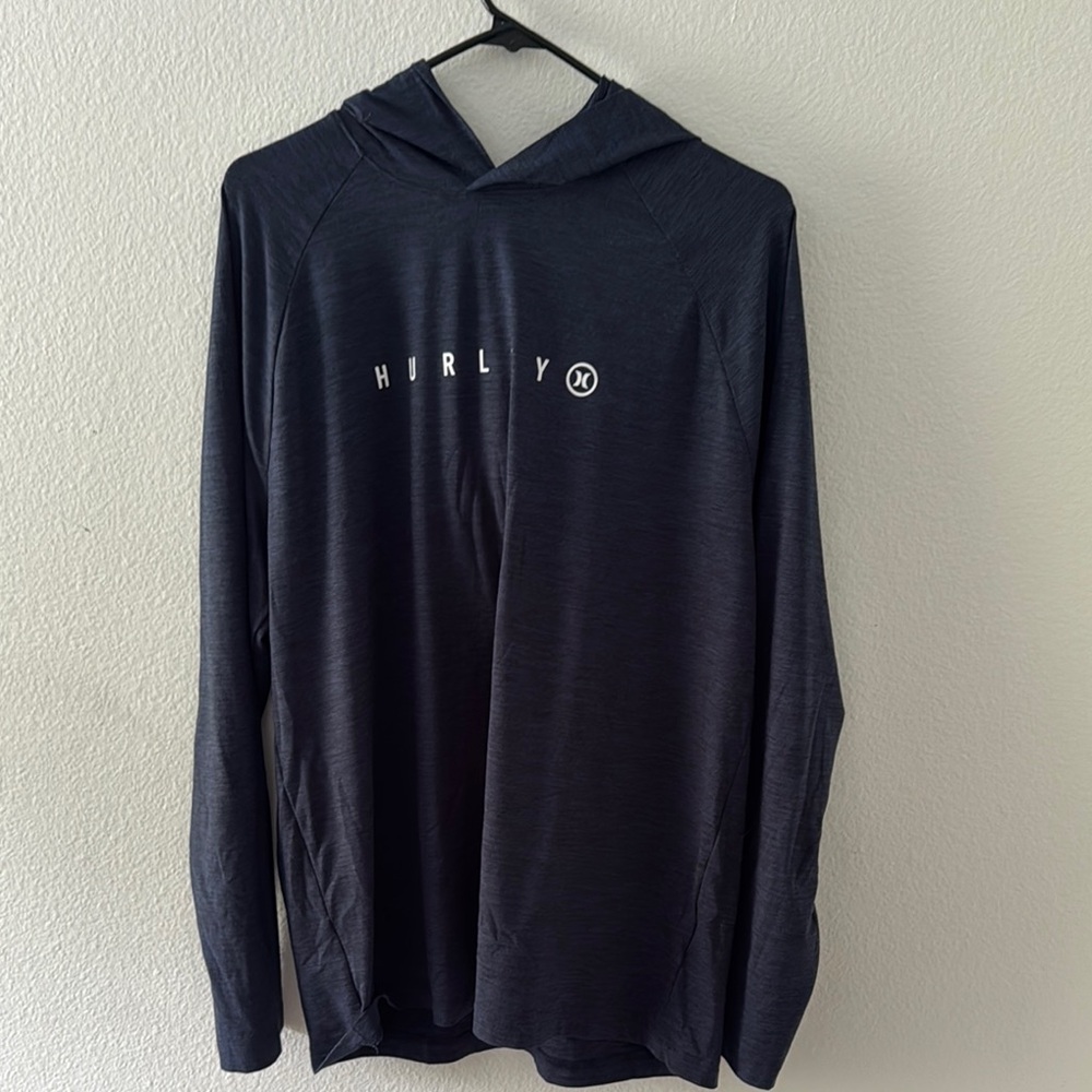 Hurley Men's Black Hoodie Shirt